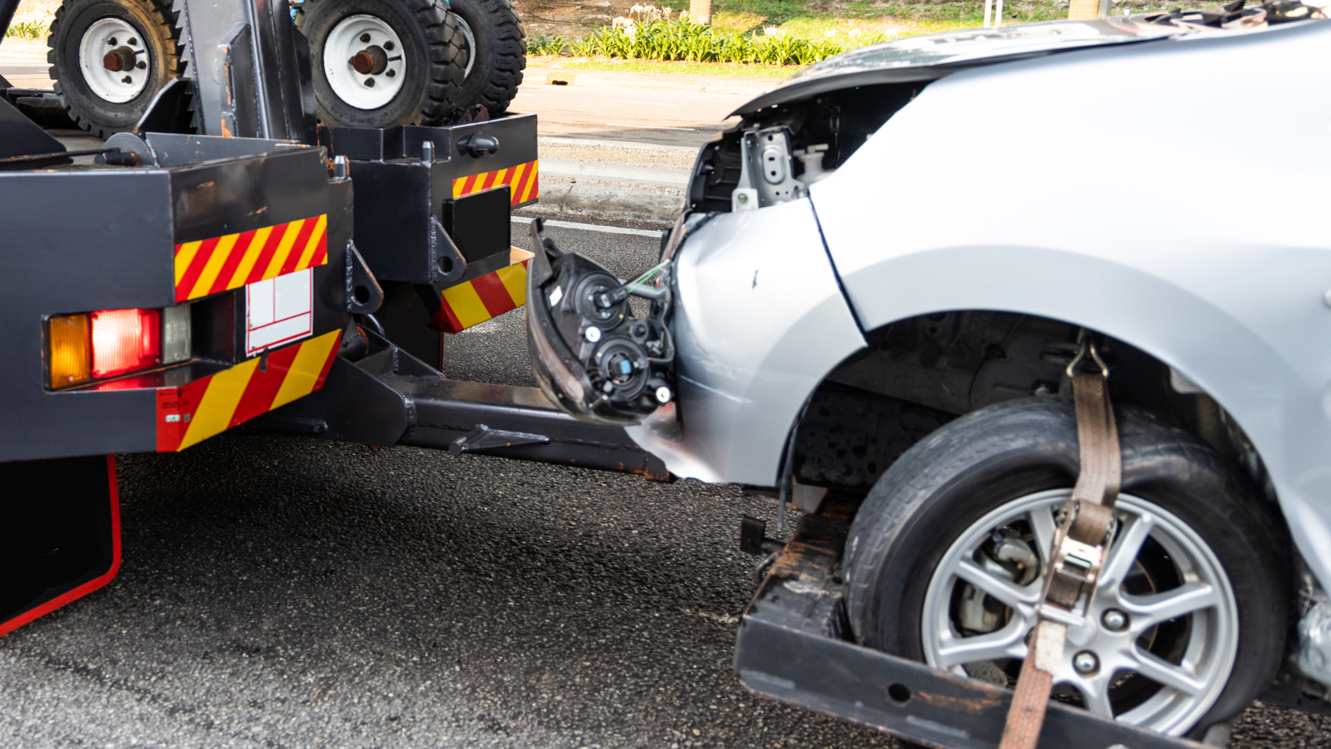 Pulling vehicle onto highway shoulder BC